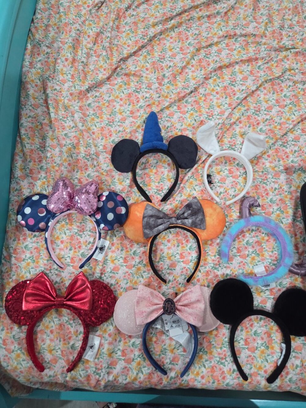 Eight pairs of Minnie Mouse ears